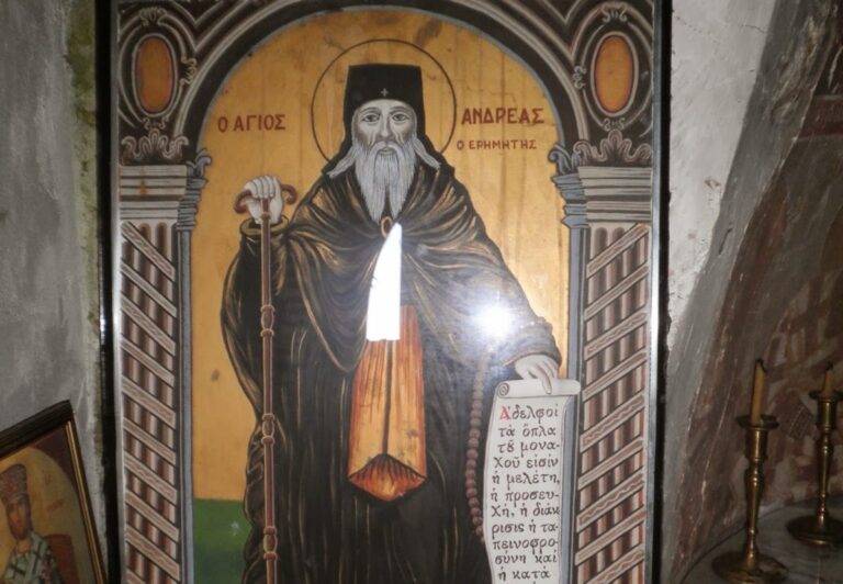 Ο ΑΓΙΟΣ ΑΝΔΡΕΑΣ Ο ΕΡΗΜΙΤΗΣ Ο ΘΑΥΜΑΤΟΥΡΓΟΣ