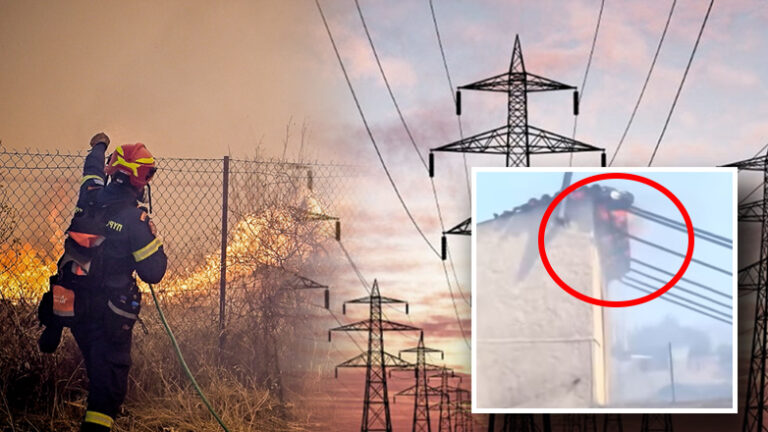 ΑΠΟ ΒΡΑΧΥΚΥΚΛΩΜΑ ΣΕ ΚΟΜΜΕΝΟ ΚΑΛΩΔΙΟ ΤΗΣ ΔΕΗ  ΞΕΣΠΑΣΕ Η ΦΟΝΙΚΗ ΦΩΤΙΑ  & …