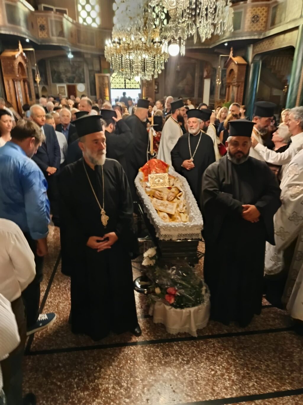 Η ΜΗΤΡΟΠΟΛΗ ΜΕΣΣΗΝΙΑΣ ΑΠΟΧΑΙΡΕΤΙΣΕ ΤΟΝ ΜΑΚΑΡΙΣΤΟ ΠΑΤΕΡΑ ΔΗΜΗΤΡΙΟ ΡΟΒΟΛΗ