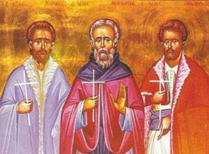 ΟΙ ΑΓΙΟΙ ΝΕΟΜΑΡΤΥΡΕΣ ΘΕΟΔΩΡΟΣ, ΛΑΜΠΡΟΣ ΚΑΙ ΑΝΩΝΥΜΟΣ, ΟΙ ΒΡΑΧΩΡΙΤΕΣ