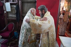 ΣΥΛΛΕΙΤΟΥΡΓΟ ΟΙΚΟΥΜΕΝΙΚΟΥ ΠΑΤΡΙΑΡΧΗ ΚΑΙ ΑΡΧΙΕΠΙΣΚΟΠΟΥ ΑΛΒΑΝΙΑΣ ΣΤΑ ΑΓΡΙΔΙΑ ΤΗΣ ΊΜΒΡΟΥ ΓΙΑ ΤΗΝ ΕΟΡΤΗ ΤΗΣ ΚΟΙΜΗΣΕΩΣ ΤΗΣ ΘΕΟΤΟΚΟΥ